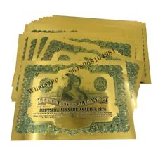 100 pcs/lot 1924 German Gold Bond $1000 Gold Foil Banknote For Nice Gift picture