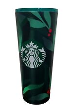 Starbucks 2019 Christmas Holiday Mistletoe Holly 24oz Metal Tumbler Cup  picture