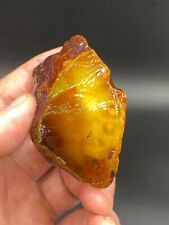 BALTIC AMBER ROYAL YELLOW STONE  43,4 g 100% NATURAL 琥珀色 العنبر picture