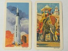 1961 Brooke Bond Canada Transportation Through the Ages Tea Card lot of 10 picture