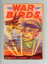 War Birds Pulp Mar 1932 Vol. 18 #52 VG picture