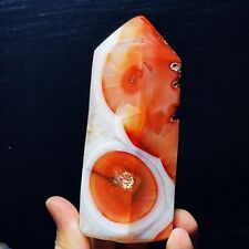 Rare 559G Natural Red Agate /sardonyx Tower Crystal Stone Madagascar L2107 picture