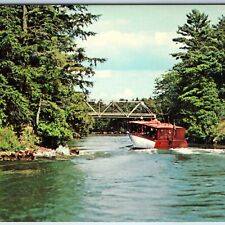 1969 Canadian Thousand Islands Bridge St Lawrence River Tour Boat Jim Doane A221 picture