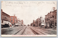 Postcard Pittsburg, Kansas, Ks, Broadway North from Sixth Street A701 picture