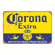 Corona Extra Beer Vintage Tin Metal Sign, 8x12 Inch Iron Wall Decor for Home, picture