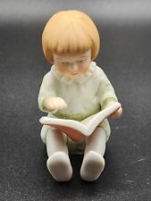 Vintage Enesco Boy Reading Figurine 1983 picture
