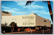 Postcard  BURDINE'S MIAMI BEACH, FL Home of Sunshine Fashions  E 22 picture