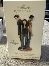 2011 Twilight Saga Eclipse Bella, Edward & Jacob Hallmark Keepsake Ornament NIB picture