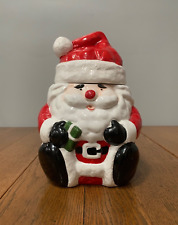 Vintage Celebrate The Season Traditional Santa Claus Cookie Jar picture