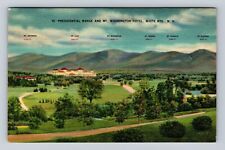White Mts NH-New Hampshire, Presidential Range Mountains, Vintage Postcard picture