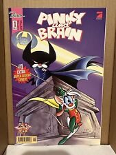 Pinky and the Brain #1 NM HTF UNIQUE GERMAN EMBOSSED LOGO Cover 🐭 🧠 Animaniacs picture