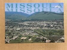 Postcard Missoula MT Montana Scenic Aerial View Greetings Vintage PC picture