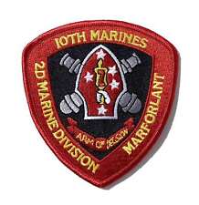 10th Marines 2nd MARDIV-Plastic Backing picture