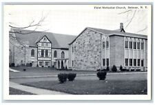 c1960s First Methodist Church Building Roadside Delmar New York Postcard picture