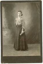 Cabinet Photo - Young Lady holding Rolled Document - LEPPELT Family (Emma) picture
