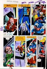 1981 Colan Captain America Annual Original Marvel Comics color guide art page 23 picture
