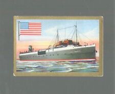 1933 GARBATY SHIP PICTURES #107 LOCOMOTIVE TRANSPORT SHIP SEATRAIN   EX/MT SABA picture