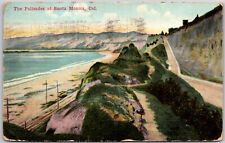 Santa Monica California  Palisades DB Postcard 1912 picture
