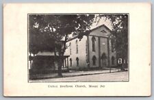 Mount Joy PA Pennsylvania Postcard United Brethren Church Lancaster County c1915 picture