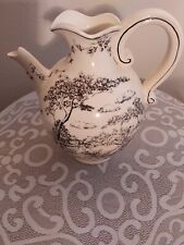 Waverly Country Life Toile Ceramic Water Pitcher picture
