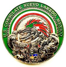 Rare U.S. Embassy Laredo MSG. Marine Corps Security Det Challenge Coin. picture