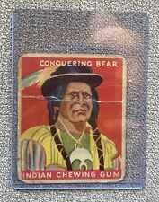 1931 Goudey Indian Gum Company Conquering Bear #39 picture
