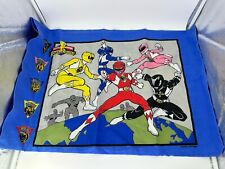 Power Rangers Vintage Double Sided Standard Pillow Case Saban 1994 Made In USA picture