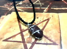 A++ Nagmani Black Powers Stone Most Powerful Wealth Richness Pendant picture