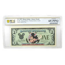 1987 Waving Mickey Disney Dollar Gem Unc 65 PPQ PCGS SKU:I9531 picture