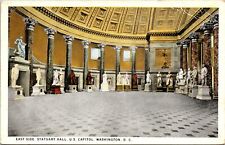 VINTAGE POSTCARD EAST SIDE SANCTUARY HALL U.S. CAPITOL WASHINGTON D.C. 1928 picture
