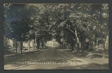 Hannibal NY: c.1920s RPPC Real Photo Postcard FULTON STREET LOOKING WEST picture