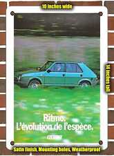 METAL SIGN - 1979 Fiat Ritmo, Evolution of the Species - 10x14 Inches picture