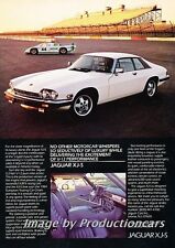 1985 Jaguar XJS XJ-S V12 - Track - Original Advertisement Print Art Car Ad J751 picture