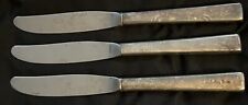 3 Vintage 1970s Holiday Inn Hotel Motel Silverware Silver Knives picture
