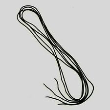 MILITARY ISSUE COMBAT BOOT LACES BLACK HEAVY DUTY NYLON 90 INCHES U.S.A MADE picture