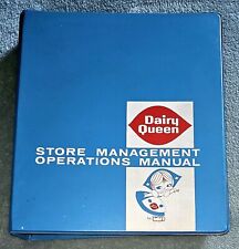 RARE Vintage 1964 DAIRY QUEEN Store Management Operation Manual/Ice Cream/BINDER picture