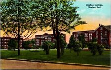 Linen Postcard Goshen College in Goshen, Indiana picture