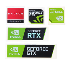 100PCS Nvidia GeForce RTX GTX Sticker Case Badge Genuine USA Lot Wholesale OEM picture