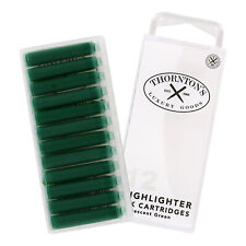 Thornton's Luxury Standard Highlighting Fountain Pen Ink Cartridges - Green picture