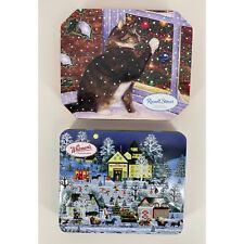 Russell Stover & Whitmans Christmas Candy Tins Empty picture