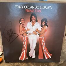 TONY ORLANDO  AUTOGRAPHED ALBUM COVER AUTHENTIC RARE Jsa Rock N Roll H.O.F 2023 picture