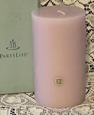 PartyLite STRAWBERRY RHUBARB 3 x 5 Flat Top Pillar Candle C35272 Retired NIB picture