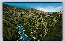 Kern Canyon CA-California, Edison Dam, Democrat Hot Springs, Vintage Postcard picture