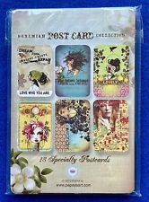 BOHEMIAN 18 POST CARD COLLECTION PAPAYA ART NEW UNUSED picture