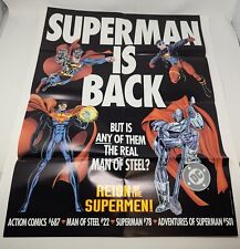 Superman Is Back Promo Poster, But Any Of Them The Real Man Of Steel 26