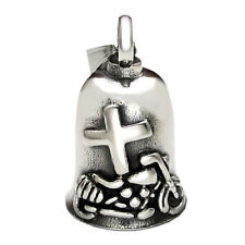 Motorcycle Good Luck Bell Titanium Steel Vintage Cross Ride Guardian Bell  picture