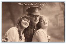 Soldier Romance Postcard The Favourite Of The Girls Tuck c1910's Antique picture