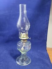 Vintage AN QING CHINA  Kerosene Oil Lamp Small Clear Glass Bird Design picture