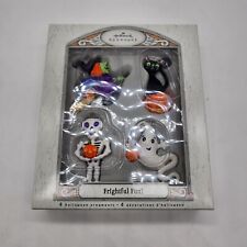 Hallmark Halloween Ornaments Set of 4 Frightfully Fun Spooky Characters 2007 picture