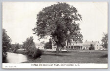 Vintage Postcard C1920 Hotels and Bear Camp River, West Ossipee, New Hampshire picture